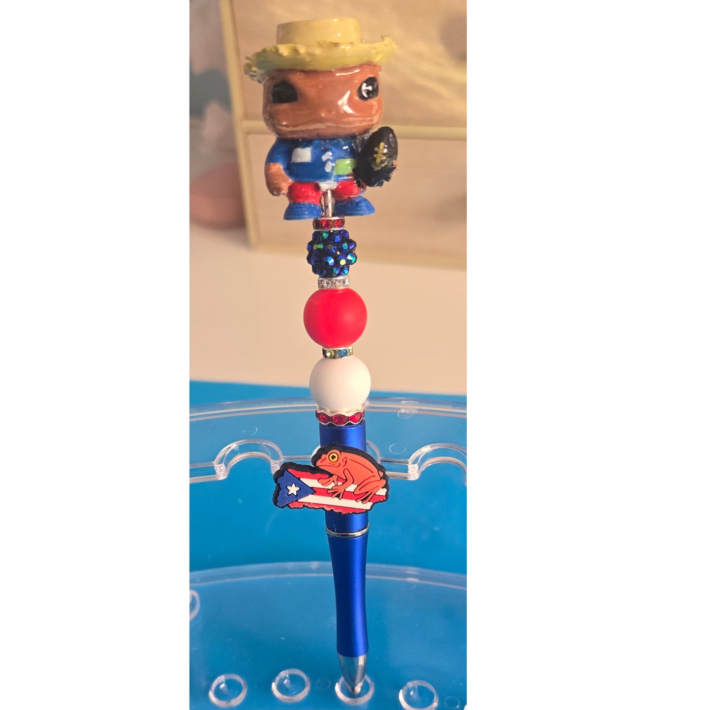 #98 Puerto Rico Concho Beaded pens