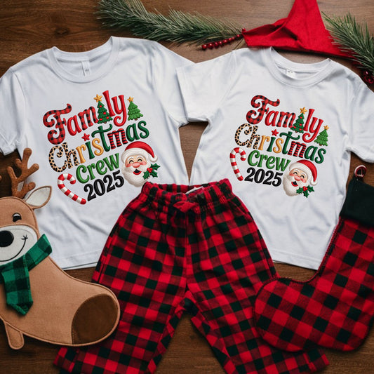Faux Yarn Family Christmas Shirts 2025