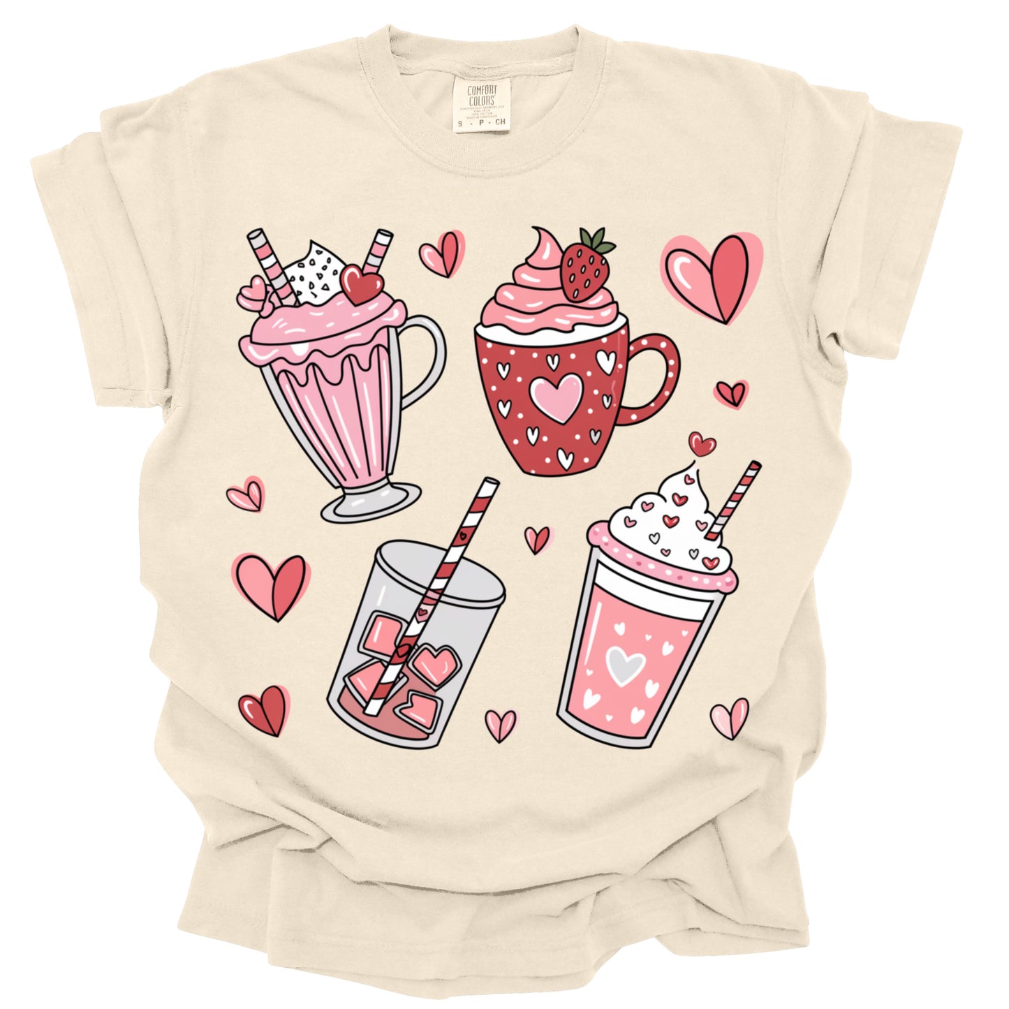#229 Valentines-Day-Coffee-Drinks   DTF TRANSFER