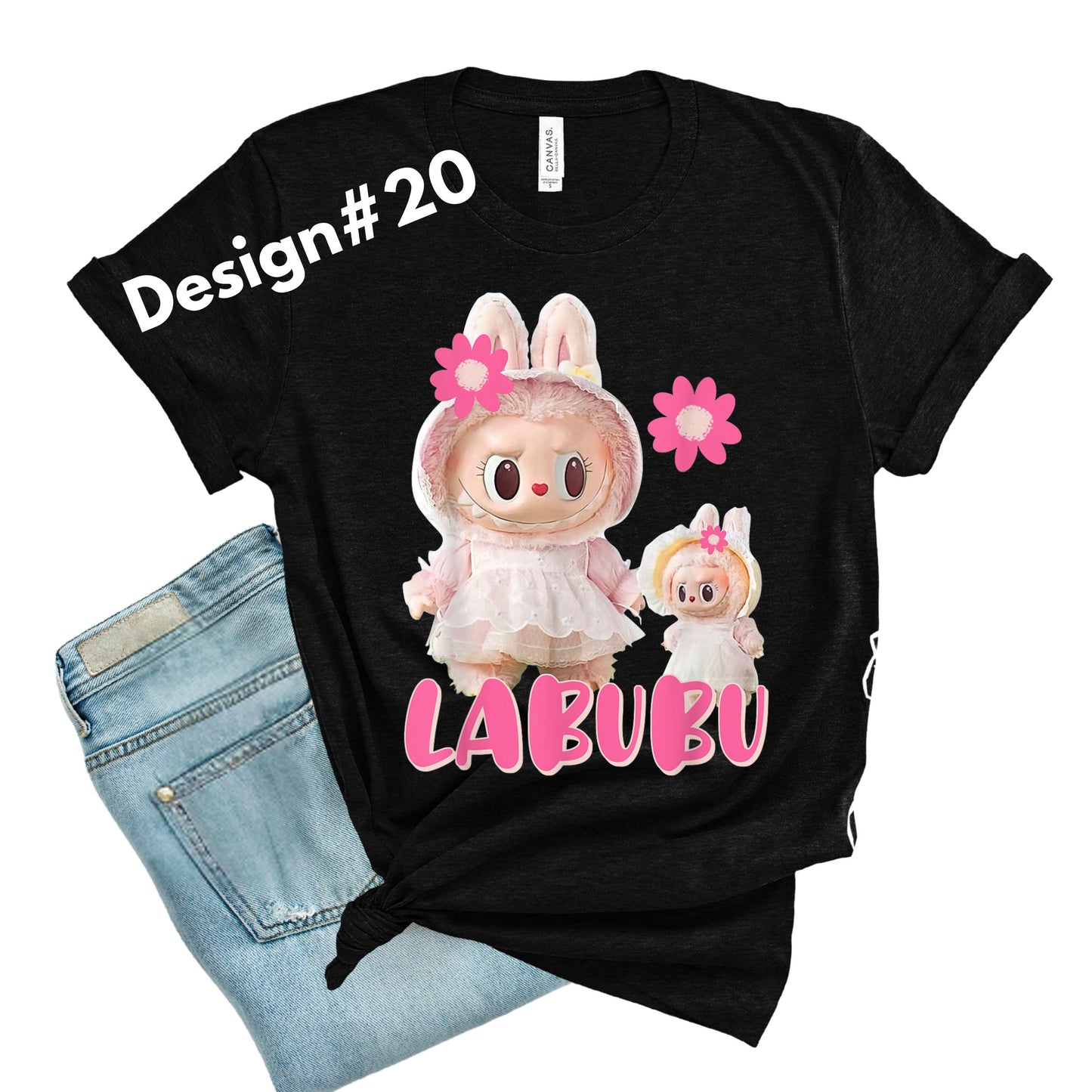 Labubu  T-Shirts   ADD DESIGN NUMBER IN NOTES AT CHECK OUT.
