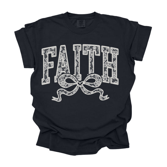 #318 FAITH Lace  DTF Transfer
