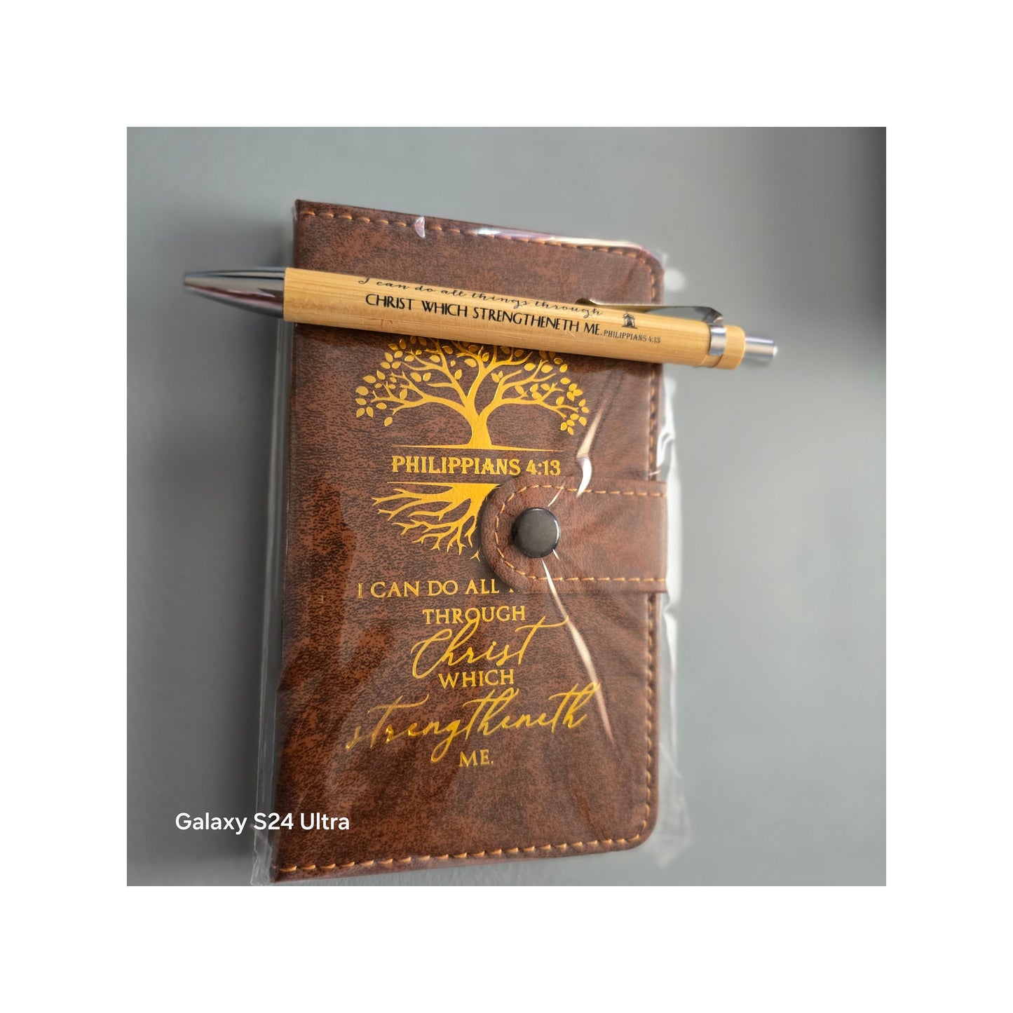 Spiritual Scripture Journal with Matching Pen
