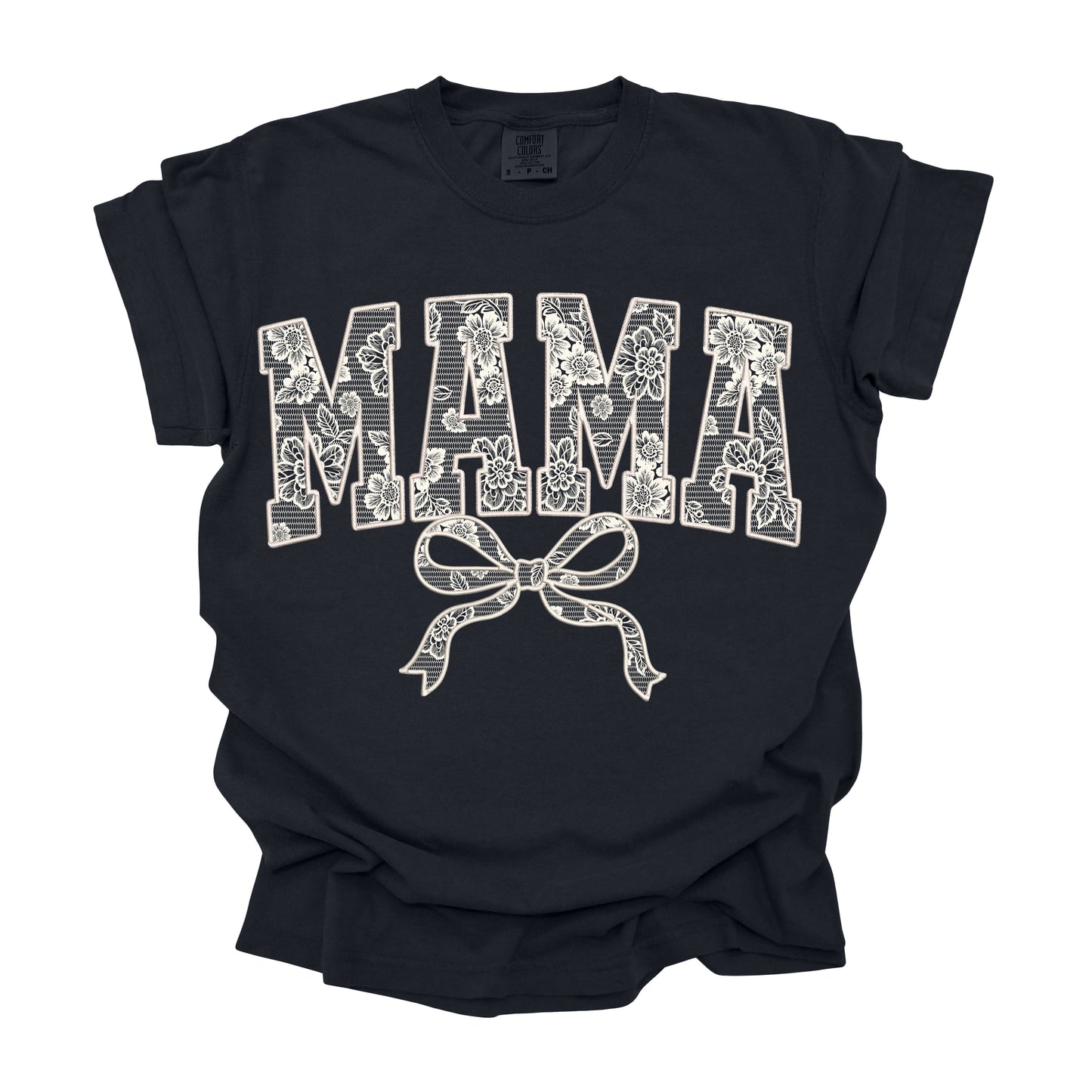 #322 Mama Bow Lace DTF Transfer