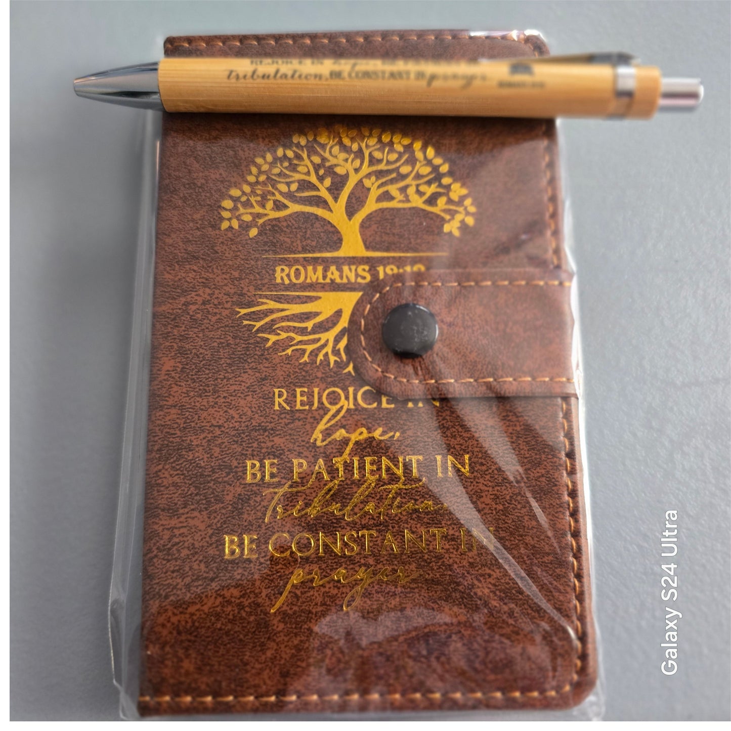 Spiritual Scripture Journal with Matching Pen