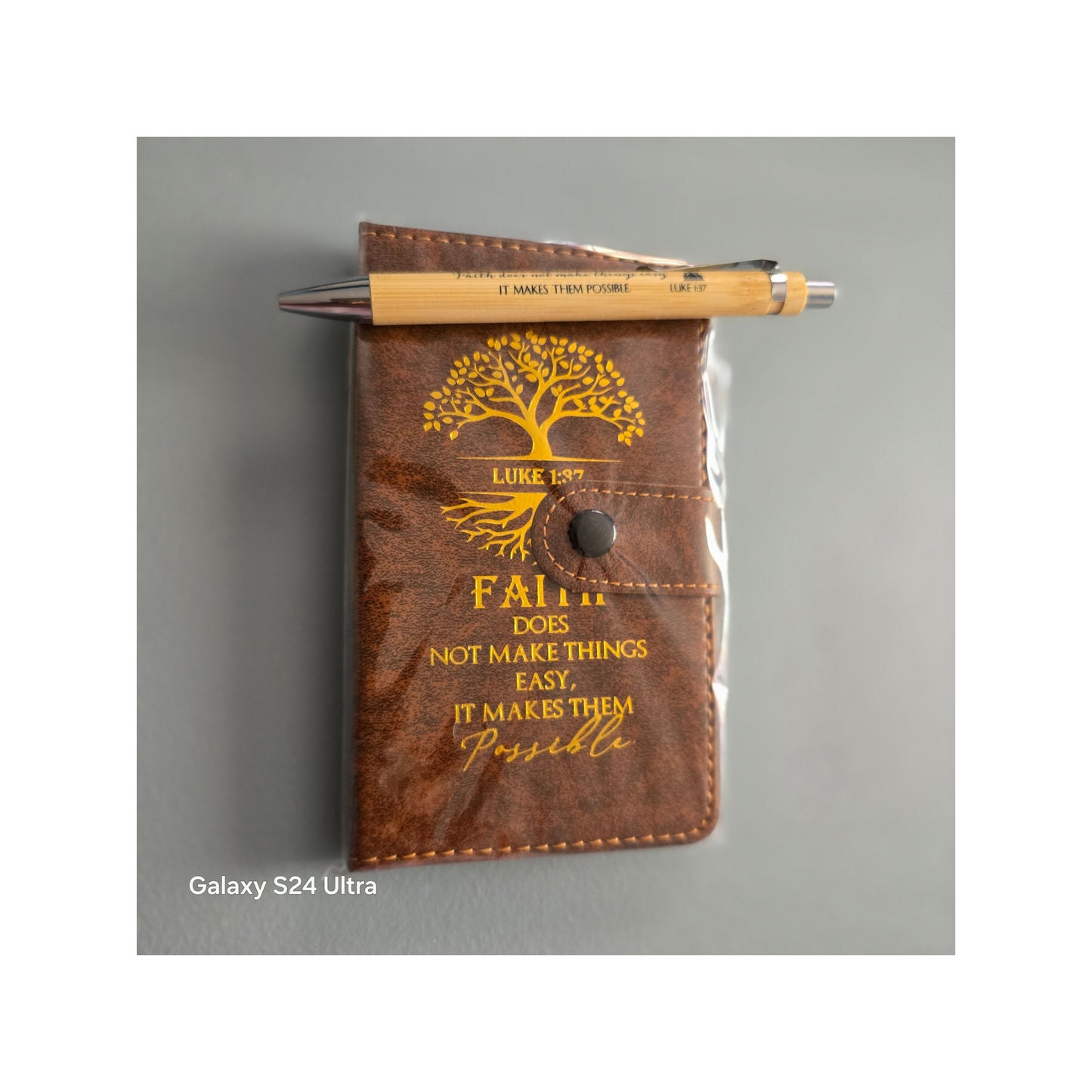 Spiritual Scripture Journal with Matching Pen