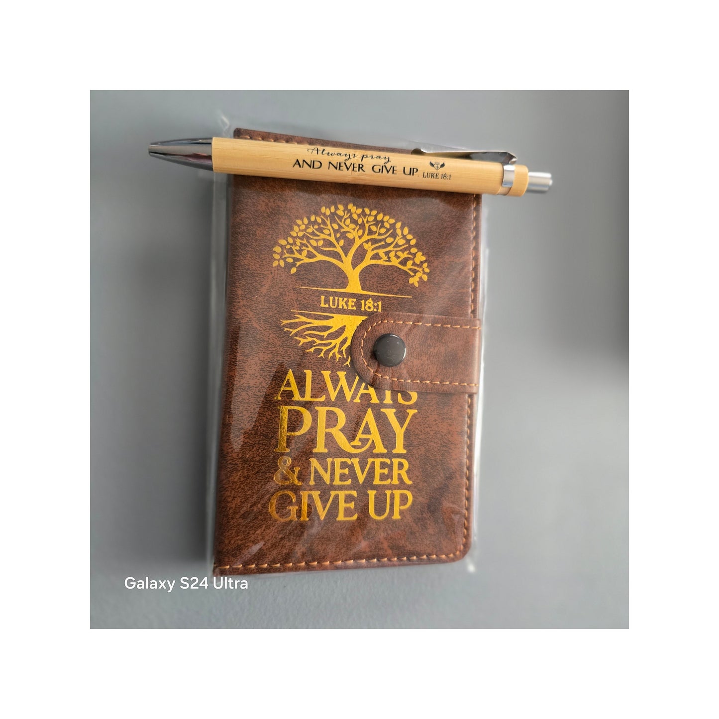 Spiritual Scripture Journal with Matching Pen