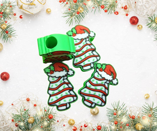 Christmas Tree 3D Straw topper