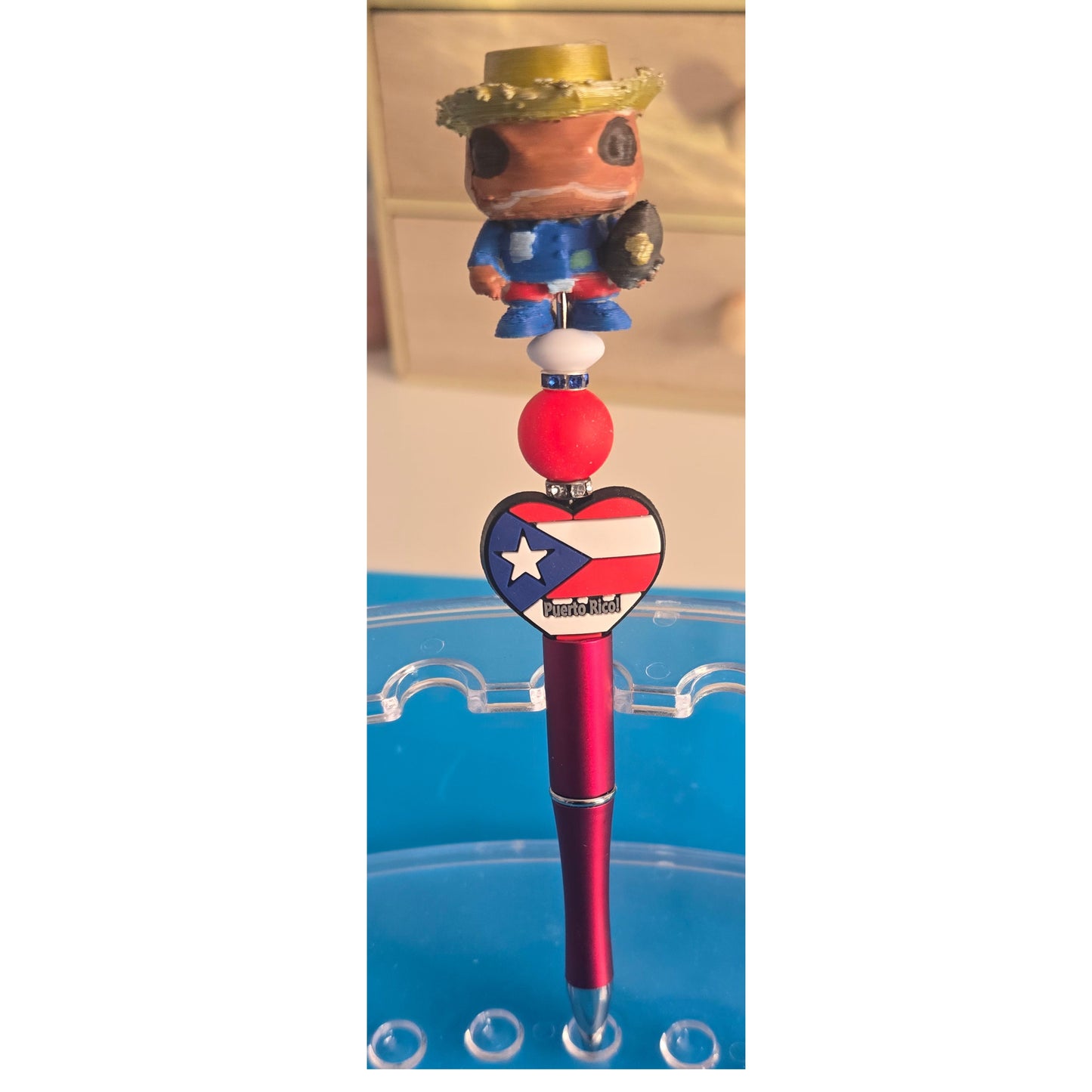 #98 Puerto Rico Concho Beaded pens