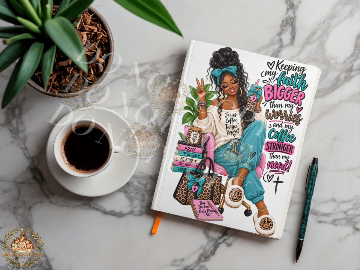 KEEP MY FAITH BIGGER  Journal Decal