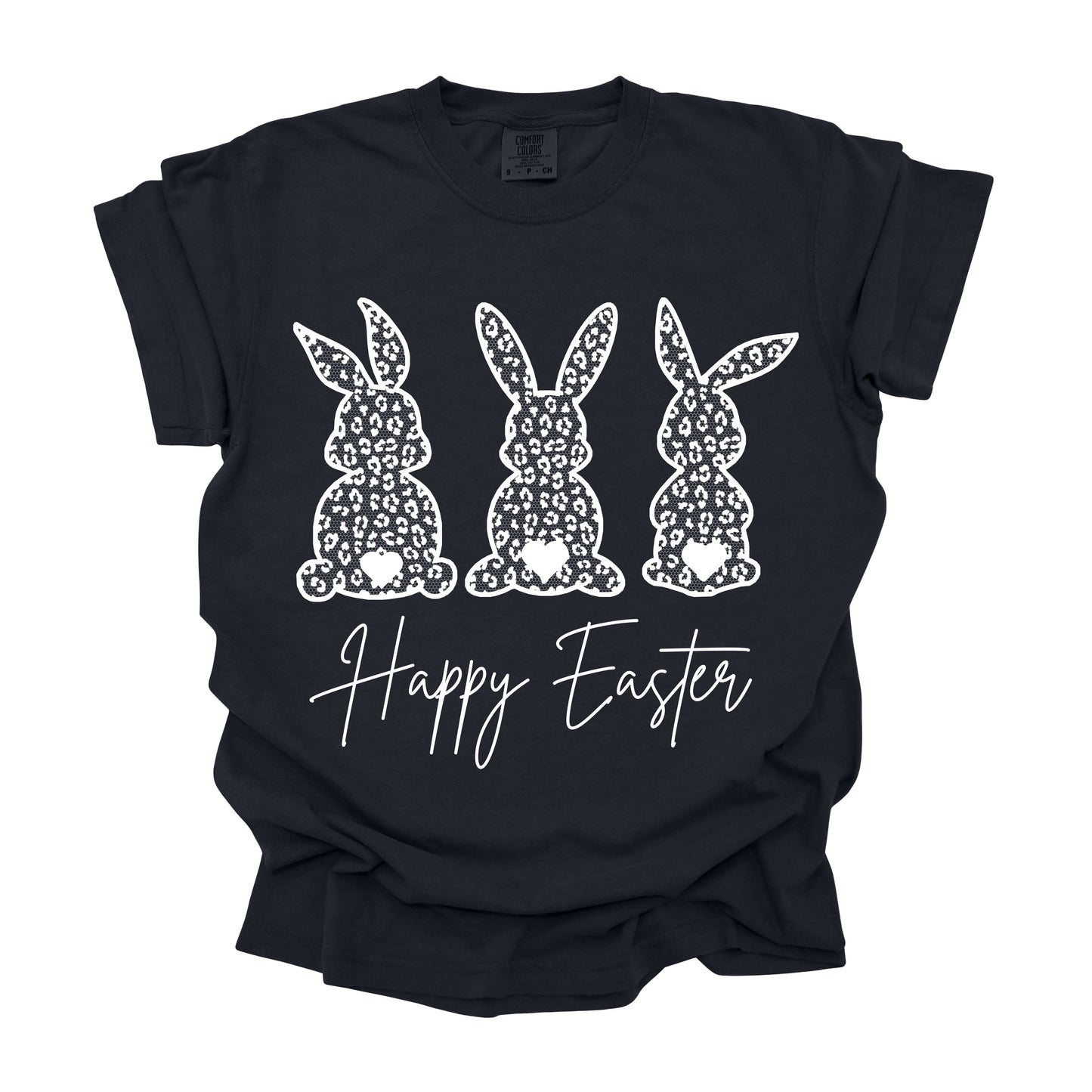 #331 Happy easter lace 3 Bunnies   DTF Transfer