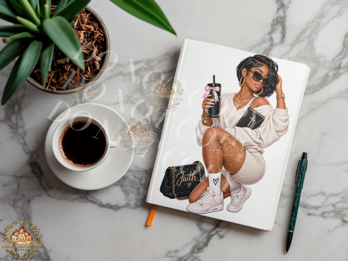 BEAUTY & BLESSED    Journal Decal