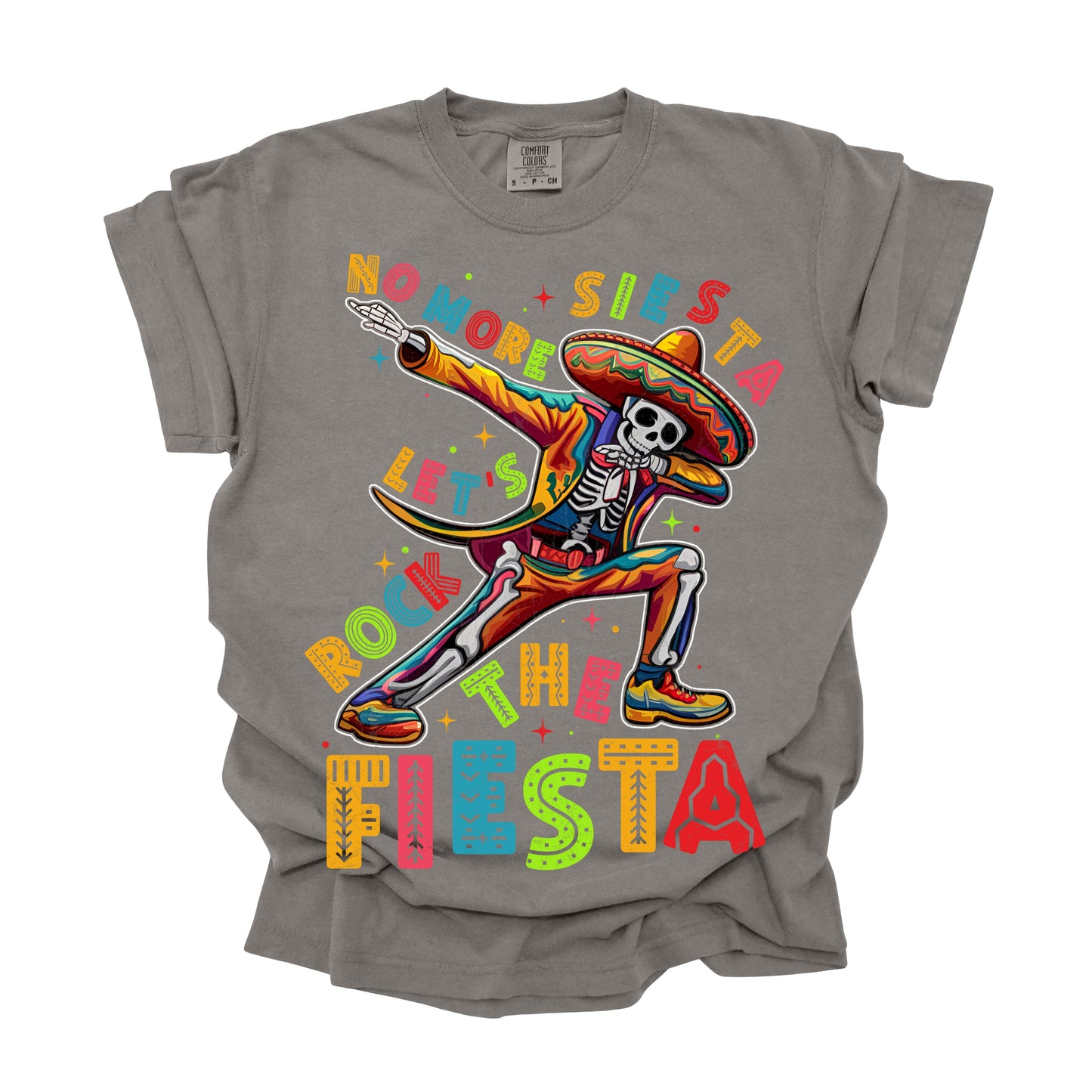 No-More-Siesta-Let's-Rock-The-Fiesta (DTF Transfer )