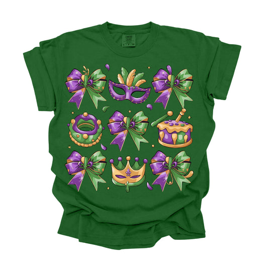 #335 Mardi-Gras-Coquette-   DTF Transfer