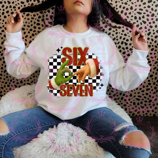 6-7 GRINCH & SANTA HANDS