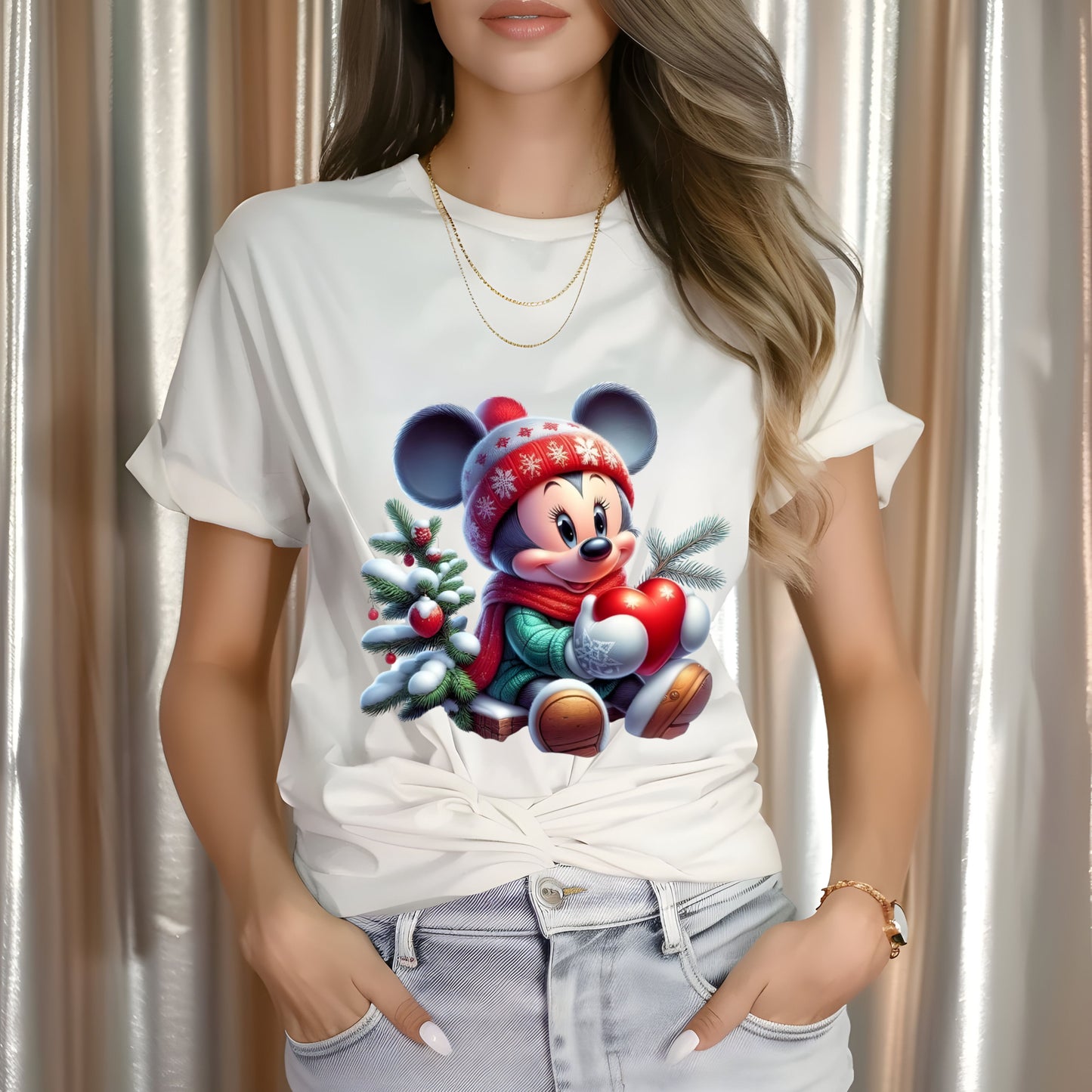 Freezing Mickey DTF Transfer ONLY