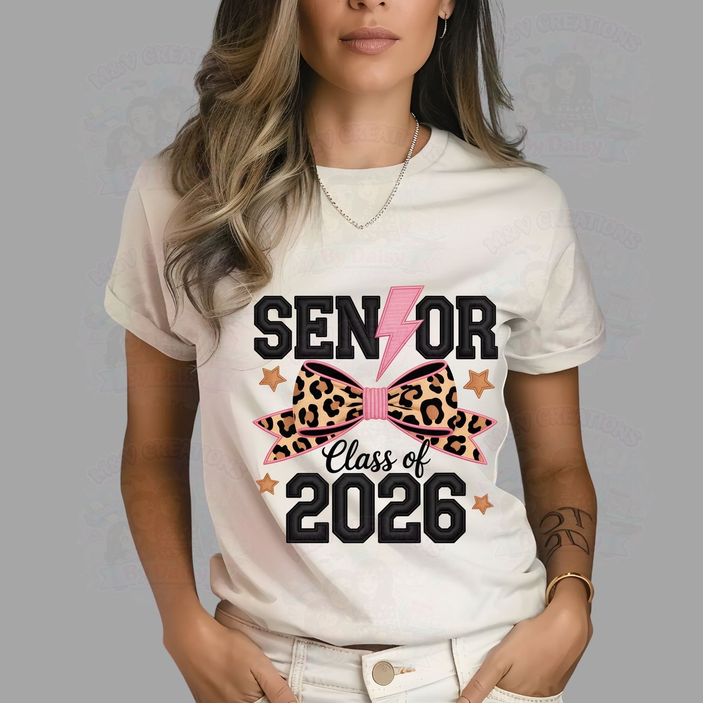 Class of 2026 w/Bow DTF Transfer