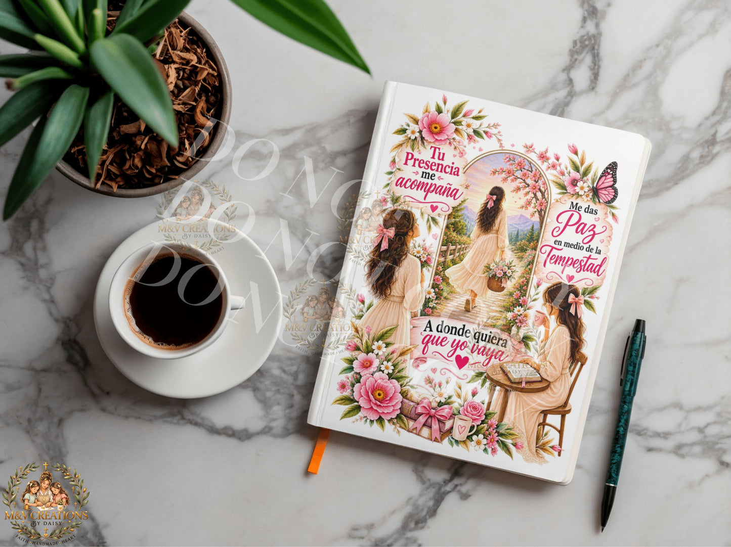 Tu presencia me acompana   Journal Decal
