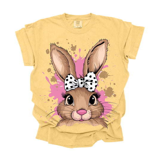 Bunny-Coquette-Bow-Easter (DTF Transfer )