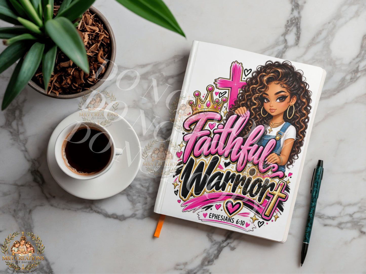 FAITHFUL WARRIOR   Journal Decal