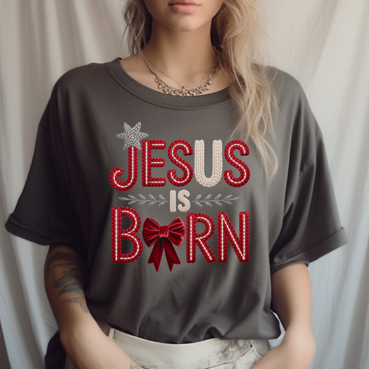 Faux Yarn JESUS is Born