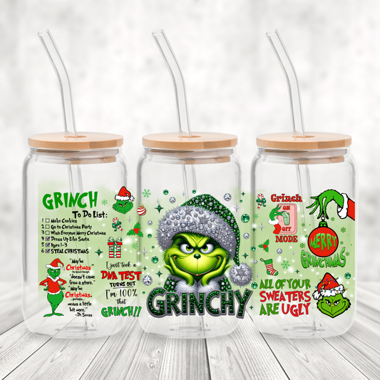 UV # 85 RHINESTONE GRINCHY