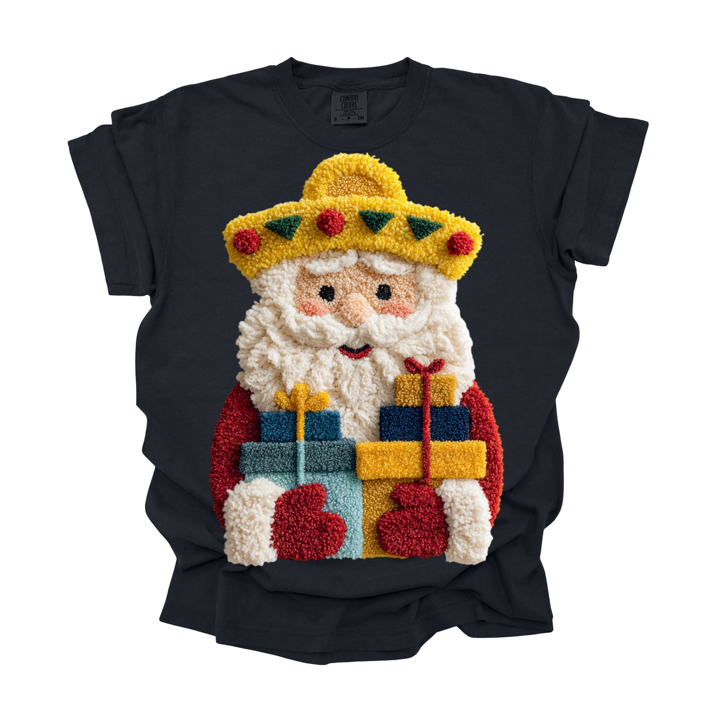 Faux Yarn Mexican Santa