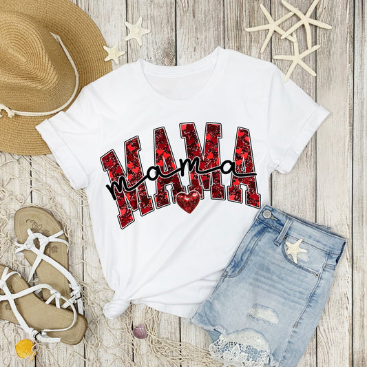 #216 Mama-Valentines-Glitter-Heart