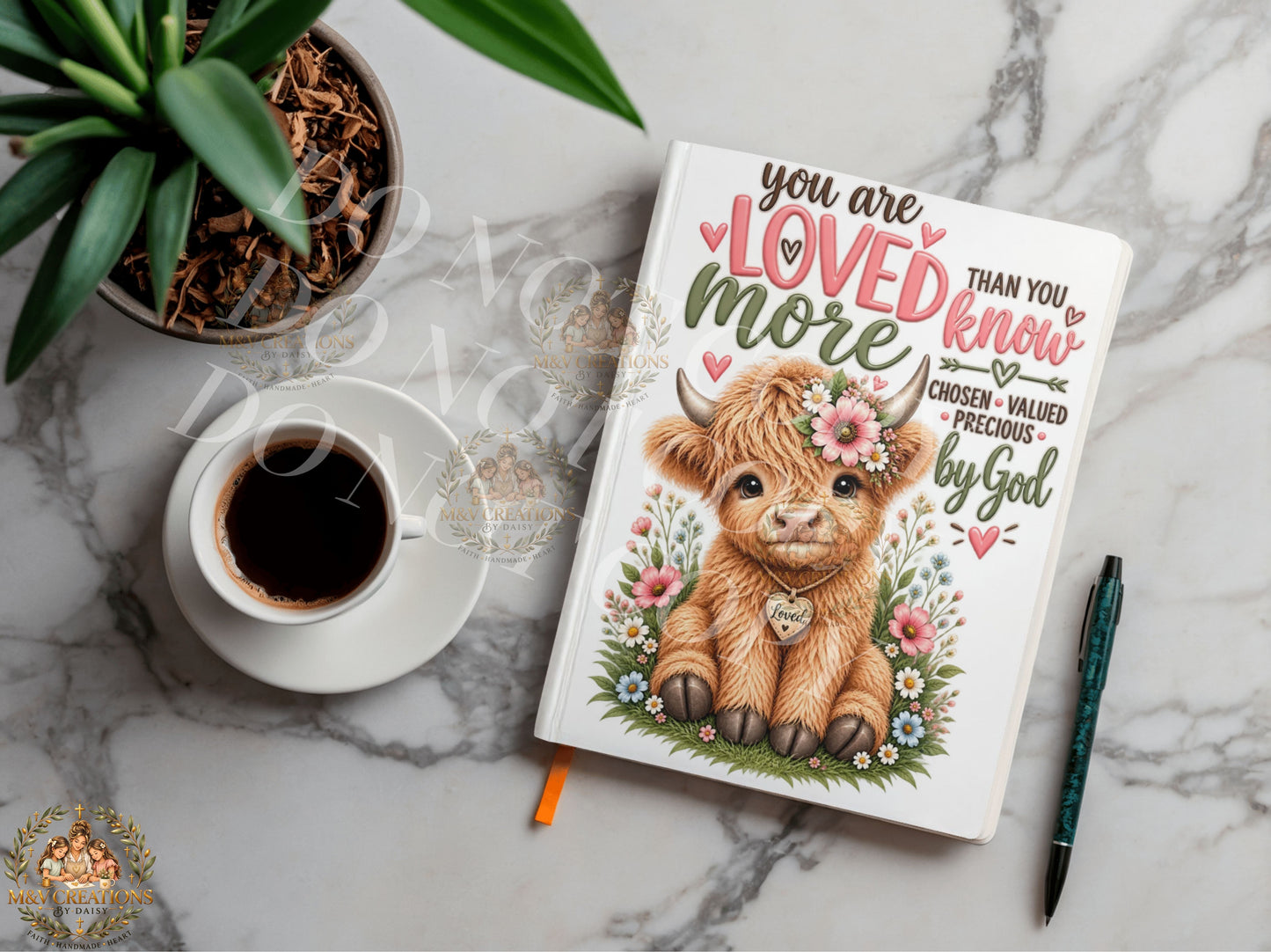 YOU ARE LOVED MORE THAN YOU KNOW   Journal Decal