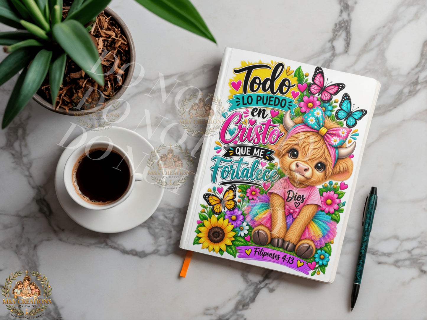 TODO LO PUEDO EN CRISTO       Journal Decal