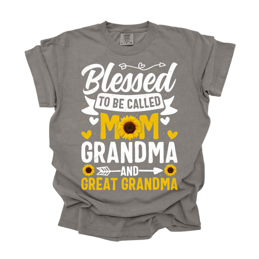 Blessed to be called Mom Grandma (DTF Transfer )