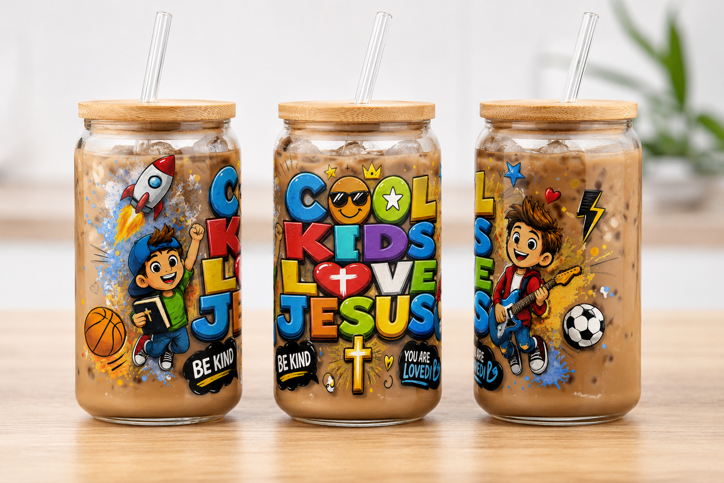 COOL KIDS LOVE JESUS     UVDTF