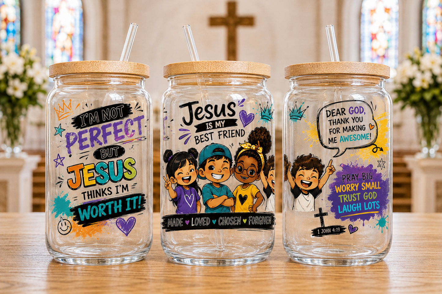 IM NOT PERFECT JESUS IS MY FRIEND     UVDTF