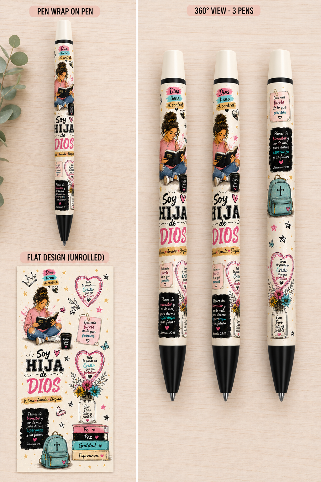 Soy hija de Dios  UV PEN WRAP