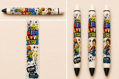 COOL KIDS LOVE JESUS UV PEN WRAP
