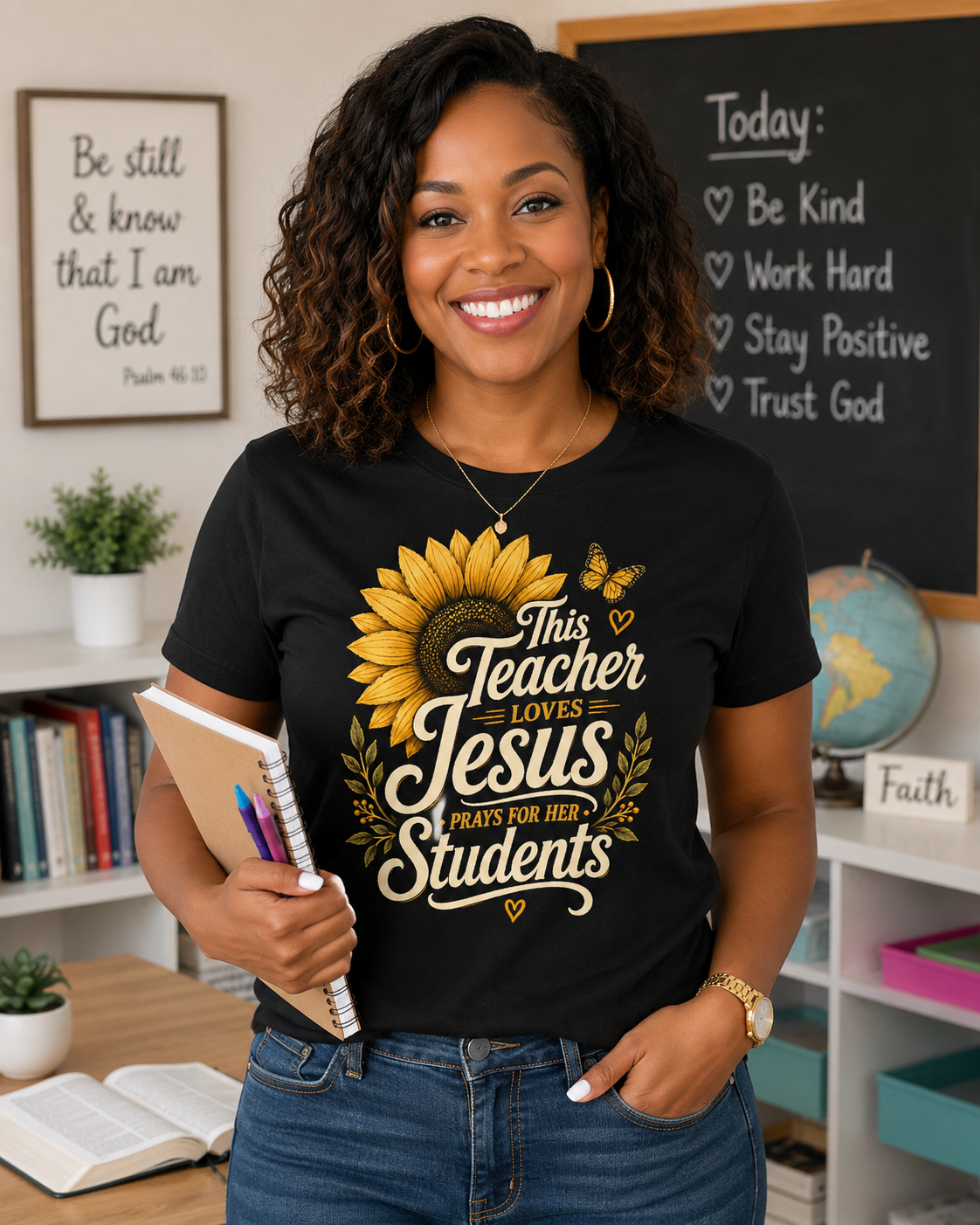 This Teacher Loves JESUS Prays for her Students