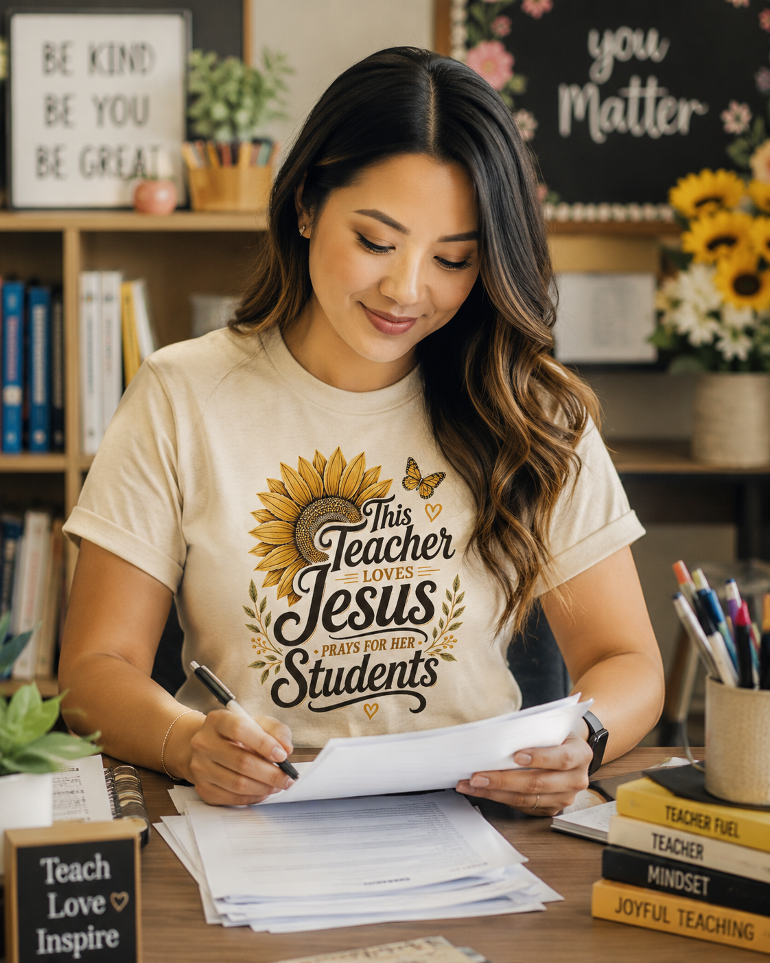 This Teacher Loves JESUS Prays for her Students