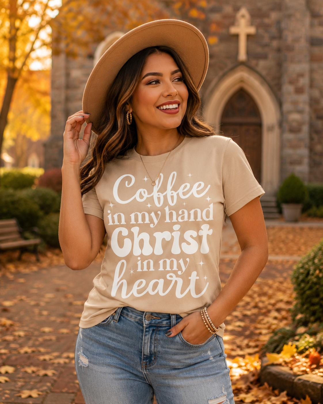 Coffee in my hands Christ in my Heart