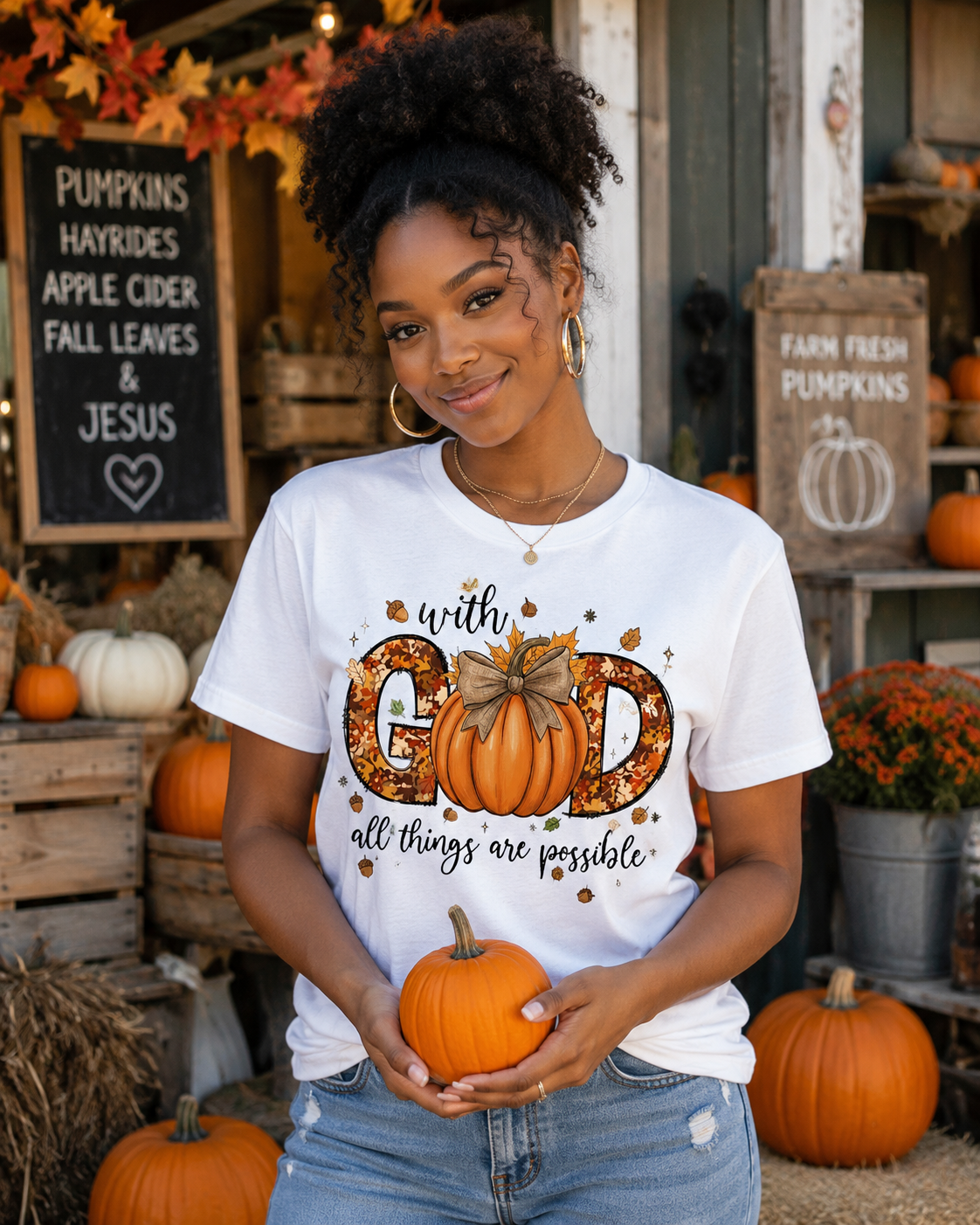 With GOD are things are possible (fall)