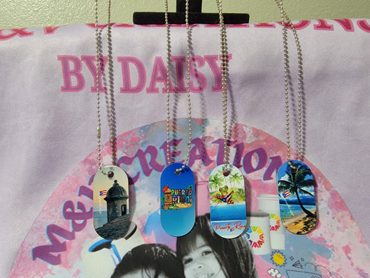 Custom Made Puerto Rico Dog Tags