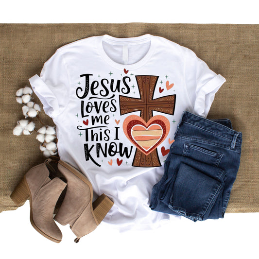 DTF 12 JESUS LOVES ME THIS I KNOW (DTF TRANSFER ONLY)