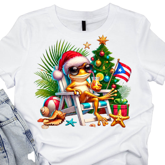 DTF 43 CHILLIN CHRISTMAS COQUI (DTF TRANSFER ONLY)