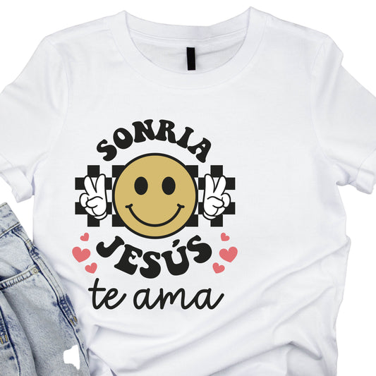 DTF 50 SONRIE JESUS TE AMA