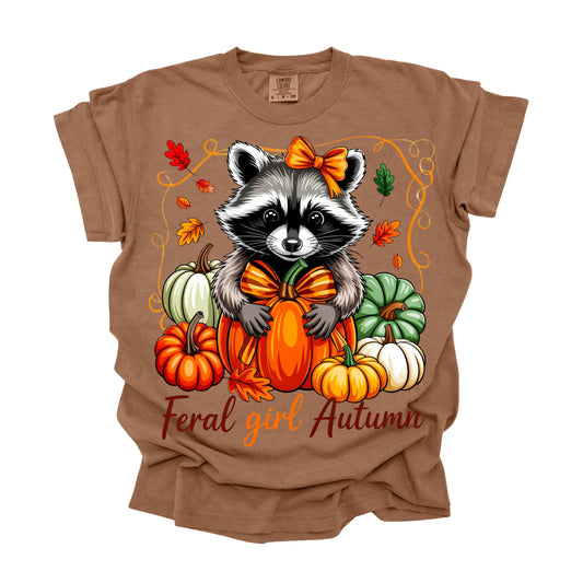 DTF 7 FERAL GIRL AUTUMN (DTF TRANSFER ONLY)