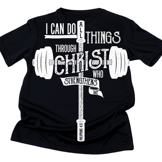 DTF 90 I CAN DO ALL THINGS THROUGH CHRIST WEIGHTS