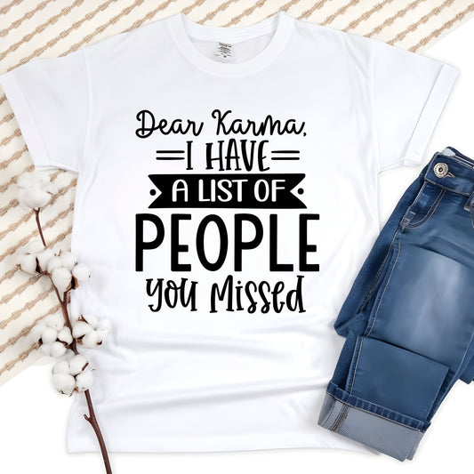 Dear Karma   DTF Transfer