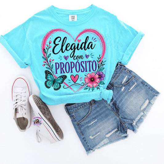 Elegida con Proposito DTF Transfer ONLY