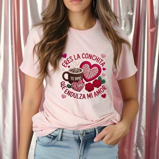 Faux Yarn Eres La Conchita que endulza mi amor  DTF Transfer ONLY