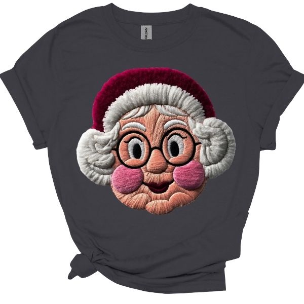 Faux Yarn Mrs Claus DTF TRANSFER