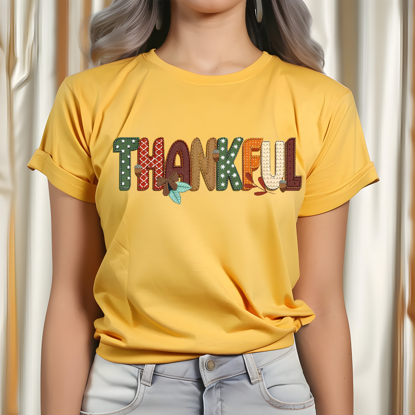 Thankful Coquette Yarn DTF TRANSFER