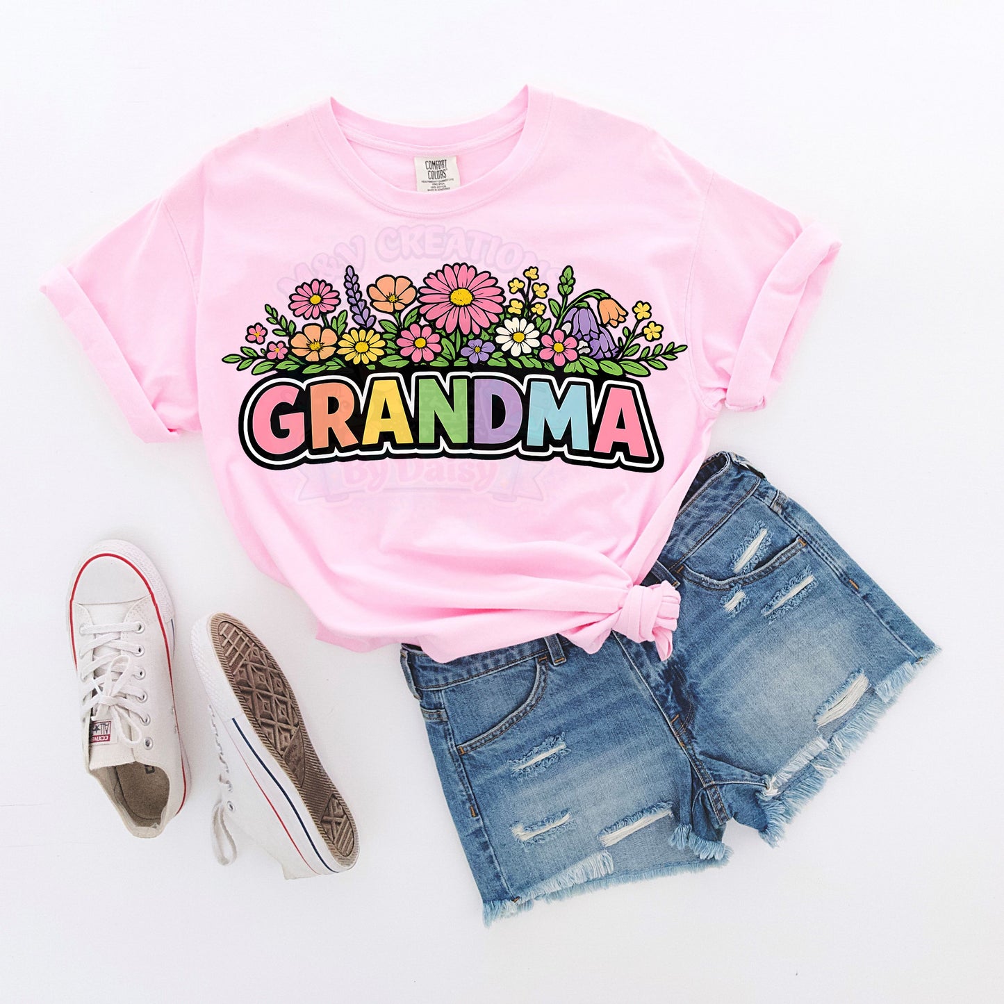 Grandma Retro Flower Mother's Day DTF Transfer